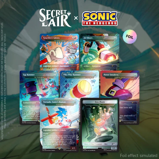 Secret Lair x Sonic: Turbo Gear Foil Edition Edition
